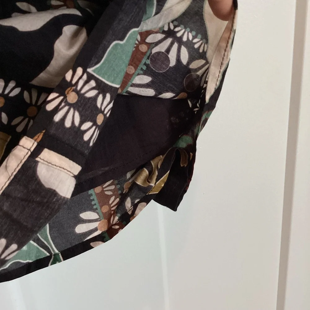 Anthropologie Velvet Graham Silk & Cotton Top - Picture 6 of 12